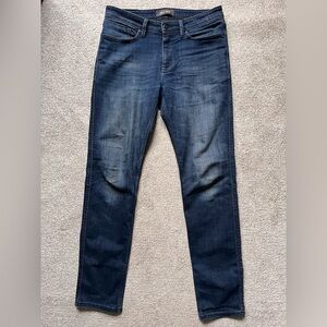 Mens DUER Slim Fit Denim Jeans 33x34 Dark Wash
